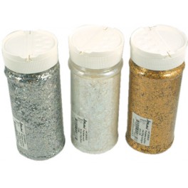 PAILLETTES HOLOGRAPHIQUES ARGENT POT 200G