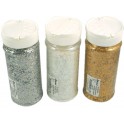 PAILLETTES HOLOGRAPHIQUES BLANC IRISÉ POT 130G