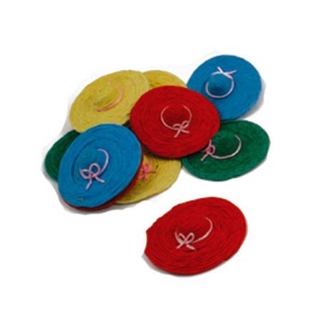LOT DE 12 CHAPEAUX 3CM