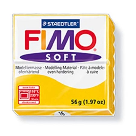 FIMO SOFT JAUNE SOLEIL PAIN 57G
