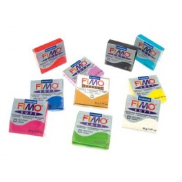 FIMO SOFT 10 PAINS 57G COLORIS ASSORTIS