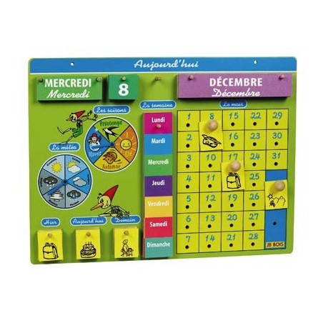 CALENDRIER PERPÉTUEL EN BOIS