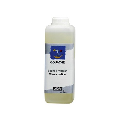VERNIS GOUACHE SATINE FLACON 1L