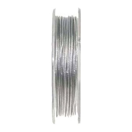 FIL CABLÉ METAL ARGENT 5M