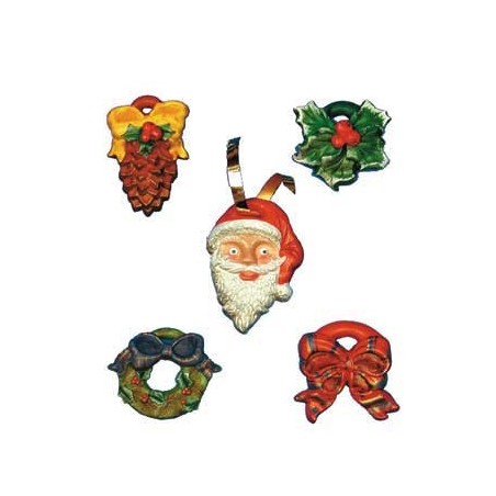 MOULES THERMOFORMES 5 DECORS NOEL