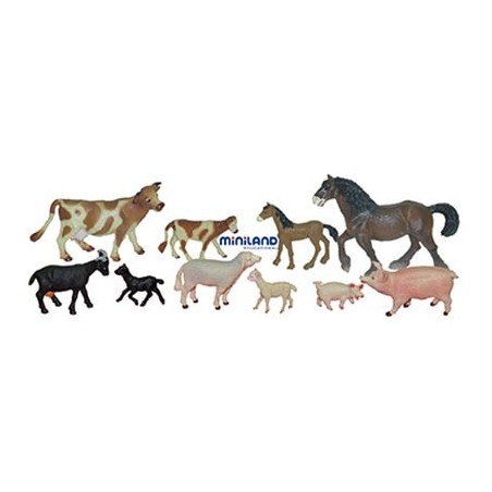 LES ANIMAUX DE LA FERME ET LEURS PETITS