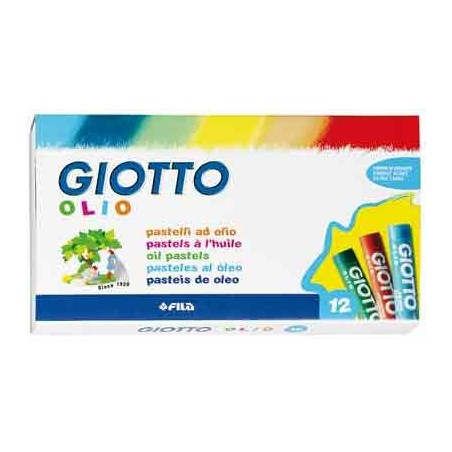 OLIO 12 PASTELS COLORIS ASSORTIS