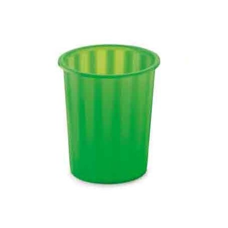 CORBEILLE À PAPIER TRANSLUCIDE VERT