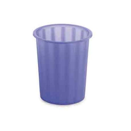 CORBEILLE À PAPIER TRANSLUCIDE BLEU