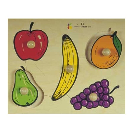 PUZZLE BOIS BOUTONS FRUITS