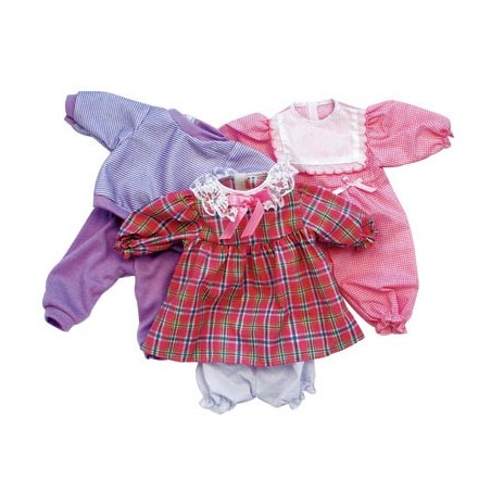 VETEMENTS DE POUPEE 5 pièces assorties