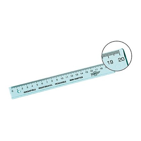 RÈGLE PLATE INCASSABLE 20CM