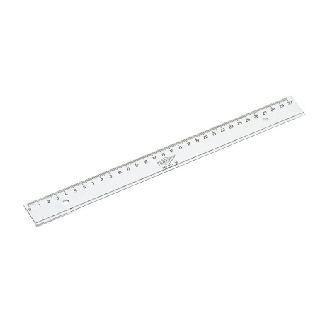 RÈGLE PLATE INCOLORE 30CM