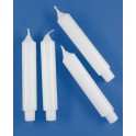 BOUGIES BLANCHES LAMPION 100x17mm 4 pièces