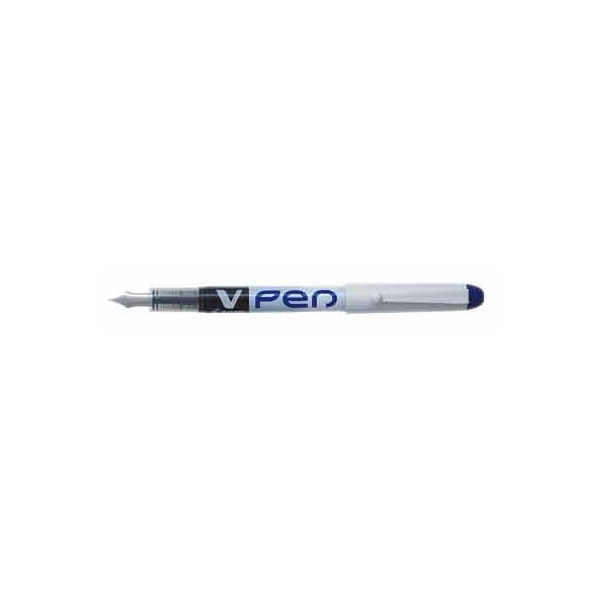 STYLO PLUME V-PEN non rechargeable bleu 