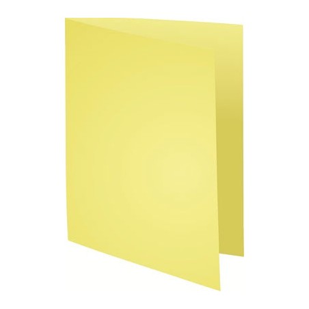 10 CHEMISES DOSSIER QUALITE SUPÉRIEURE JAUNE