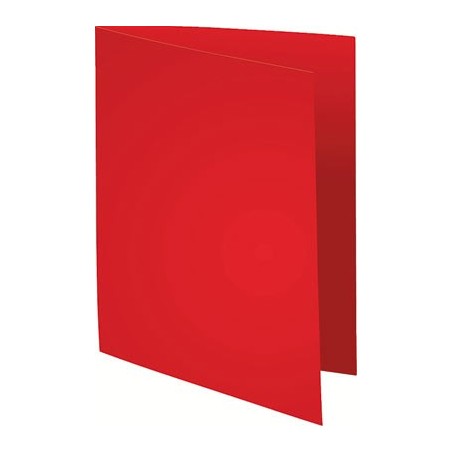 10 CHEMISES DOSSIER QUALITE SUPÉRIEURE ROUGE