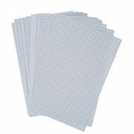 FEUILLE BRISTOL 5X5 BLANC 205 GR 50X65CM