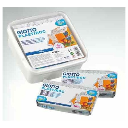 PLASTIROC 4 PAINS 500G BLANC