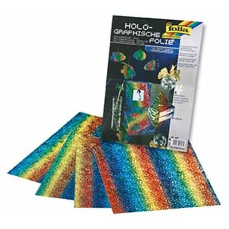PQT 4 FS FILM HOLOGRAPHIQUE ARC EN CIEL 23X33CM