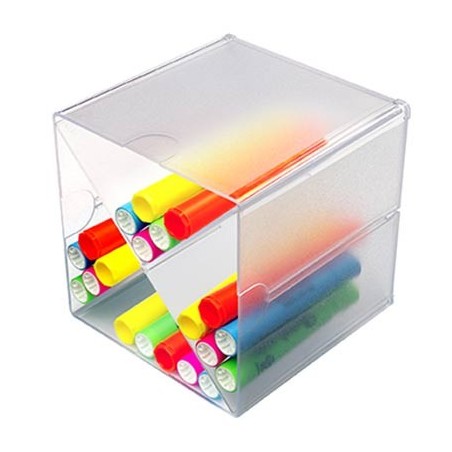 CUBE ORGANISEUR MODULAIRE 4 ETAGERS EN X