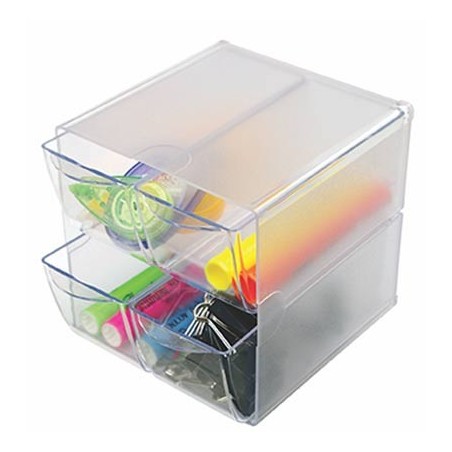 CUBE ORGANISEUR MODULAIRE 4 TIROIRS