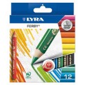 FERBY 12 CRAYONS COULEURS ASSORTIS
