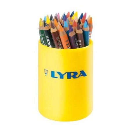 TRIPLE ONE POT 36 CRAYONS COULEURS ASSORTIS