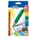 SUPER FERBY 12 CRAYONS COULEURS ASSORTIS