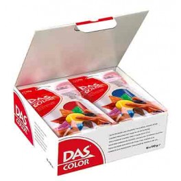 DAS JUNIOR SCHOOLPACK 10 PAINS 100G COLORIS ASSORTIS