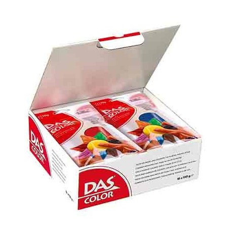 DAS JUNIOR SCHOOLPACK 10 PAINS 100G COLORIS ASSORTIS