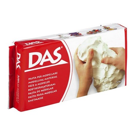DAS BLANC 1KG PATE A MODELER AUTO DURCISSANTE