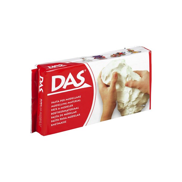 Pâte à modeler durcissant à l'air Créalia enfants - Blanc - 1 kg