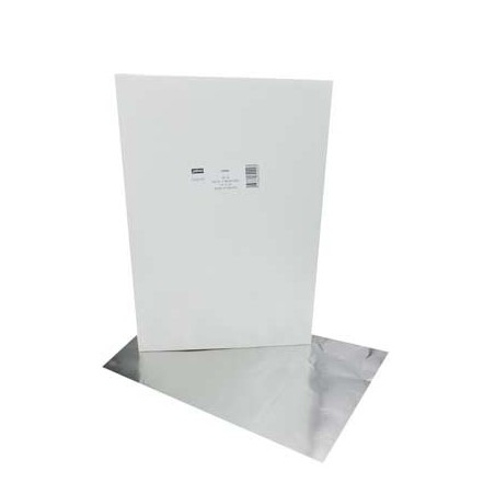 10F METAL A REPOUSSER 400X300MM ARGENT