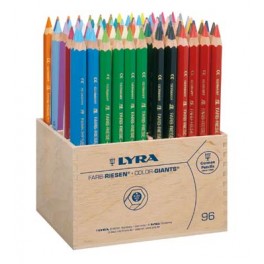 COULEURS GÉANTES CLASSPACK 96 CRAYONS COULEURS ASSORTIS