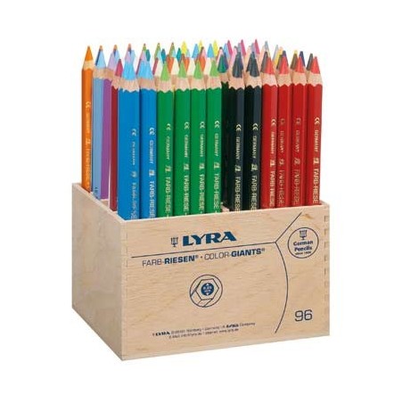 COULEURS GÉANTES CLASSPACK 96 CRAYONS COULEURS ASSORTIS