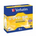 DVD+RW 4x pack de 5