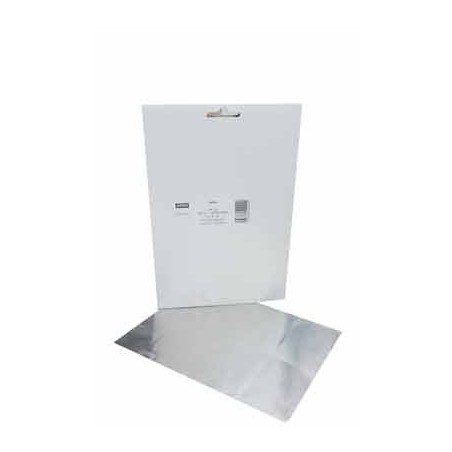 10F METAL A REPOUSSER 300X160MM ARGENT