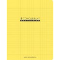 CAHIER PP JAUNE 24X32 48P SÉYÈS 90G PIQURE