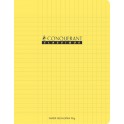 CAHIER PP JAUNE 24X32 48P SÉYÈS 90G PIQURE