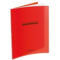 CAHIER PP ROUGE 24X32 48P SÉYÈS 90G PIQURE