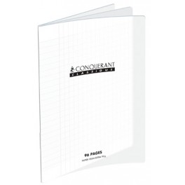 CAHIER PP INCOLORE 21X29,7 96P 5X5 90G PIQURE