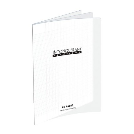 CAHIER PP INCOLORE 21X29,7 96P 5X5 90G PIQURE