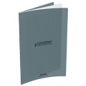 CAHIER PP GRIS 17X22 48P SÉYÈS 90G PIQURE