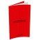 CARNET PIQURE PP ROUGE 9X14 96P 5X5 90G