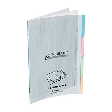 CAHIER 4 EN 1 PP 17X22 140P SÉYÈS