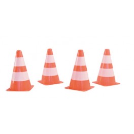 SET 4 CONES ROUTIERS Ht 24cm