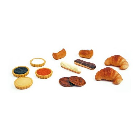 LOT DE 12 PATISSERIES - grandeur nature