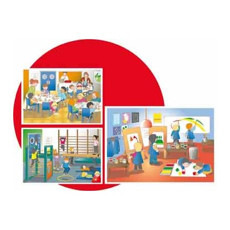 A L ÉCOLE LOT DE 3 PUZZLES SOFT