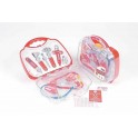 MALLETTE DOCTEUR transparente avec accessoires Plastique